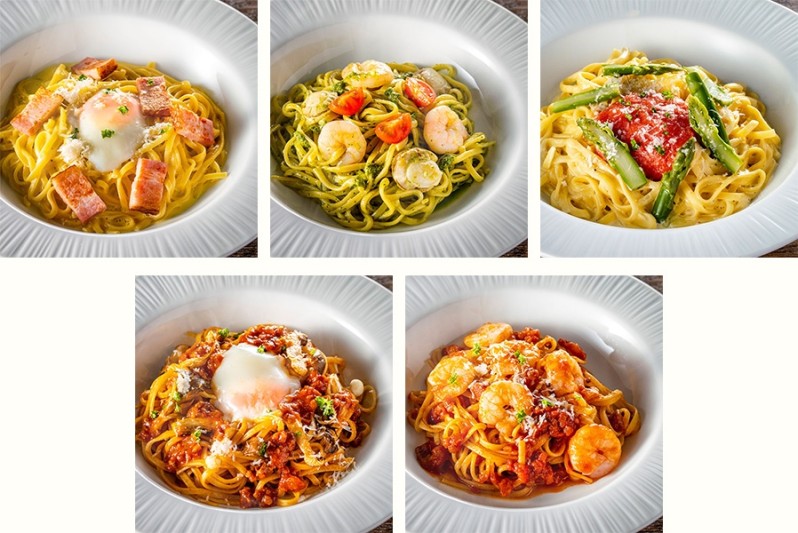 イタリアンダイニング リコルド 人気のパスタ5種